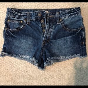 Free people jean shorts